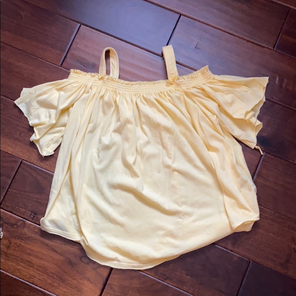 FREE PEOPLE off the shoulder blouse